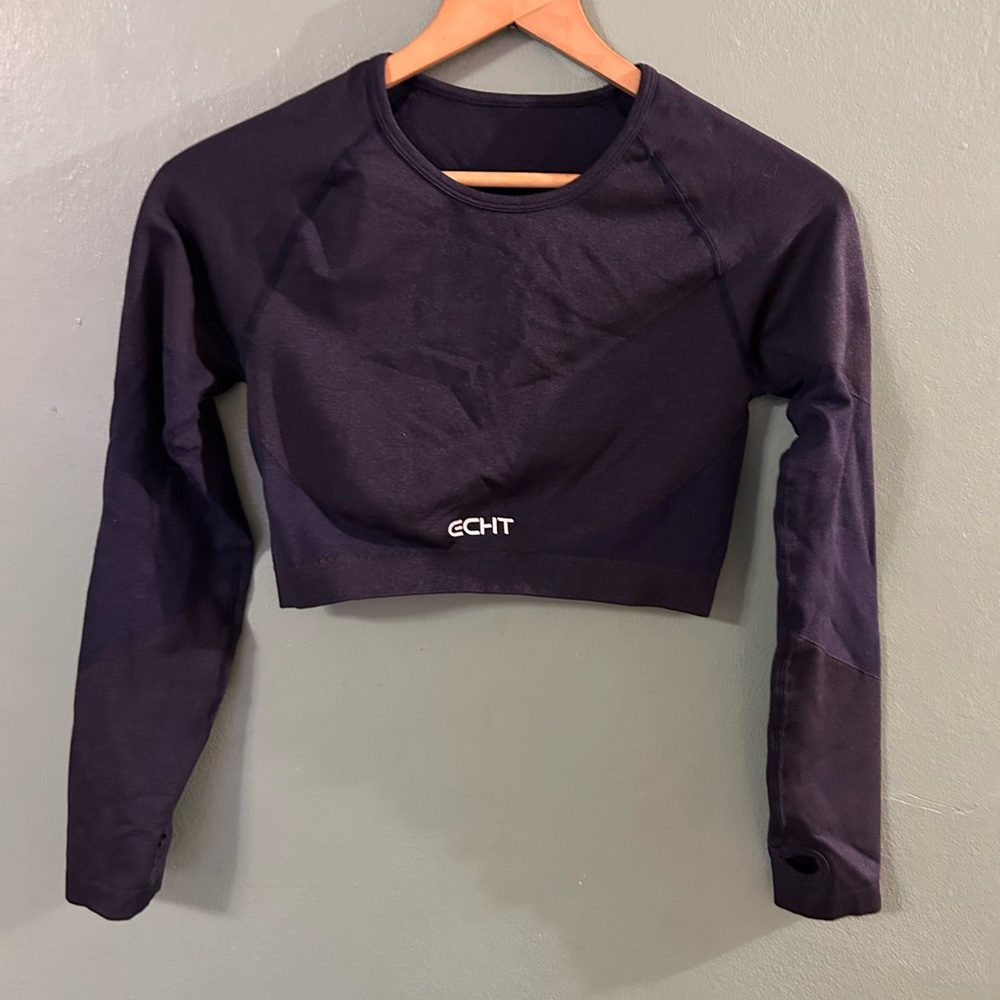 ECHT Apparel 2 Piece Set Ribbed Navy XS